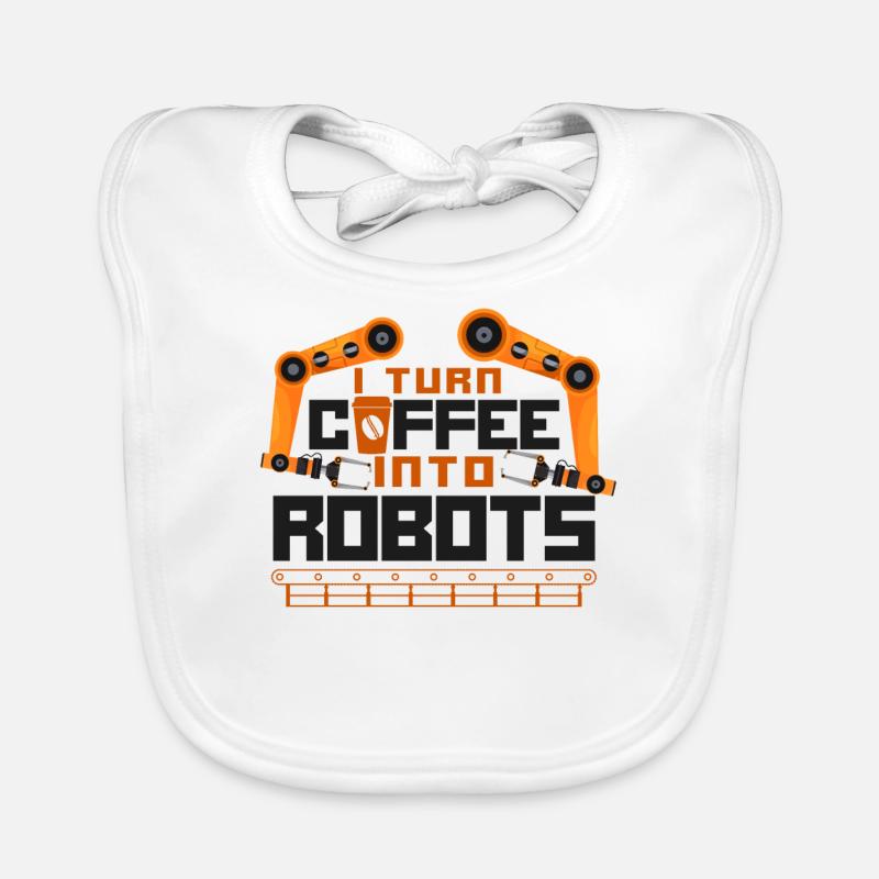 Robot Robotics Engineer Café Bavoir bio Bébé
