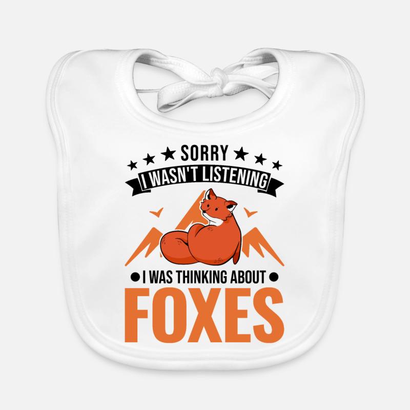 Fuchs Geschenk Rotfuchs Baby Bio-Lätzchen