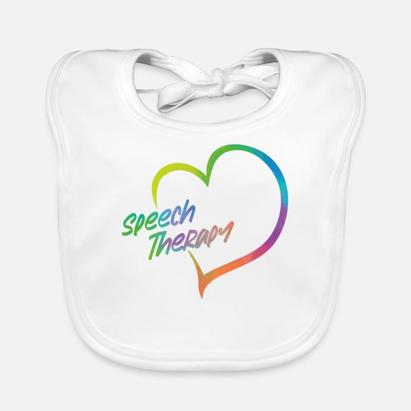 Speech Therapist Therapy Assistant Baby Bio-Lätzchen
