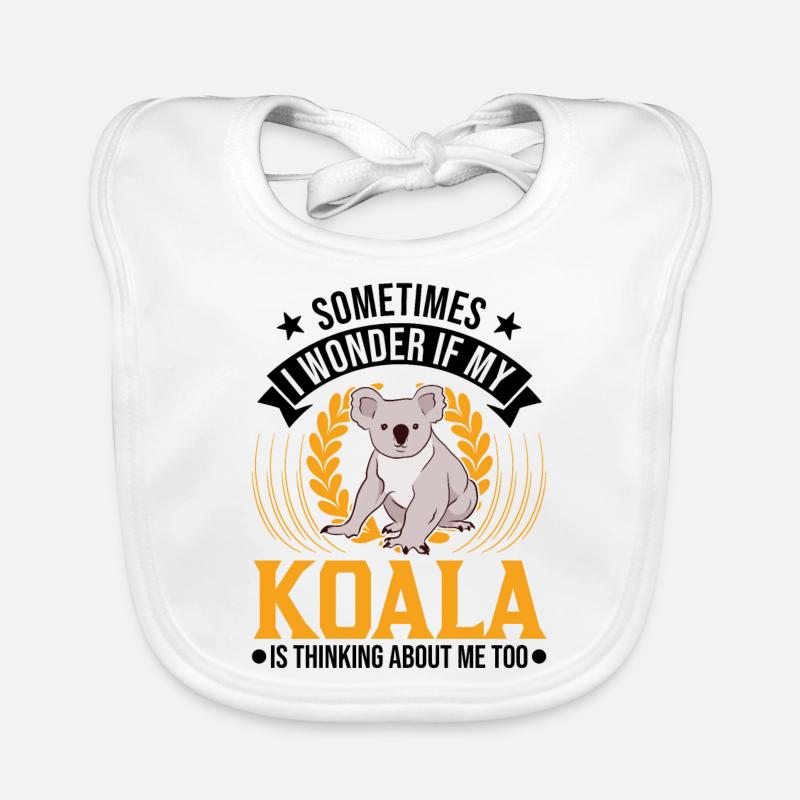 Koala Liebhaber Koalabär Baby Bio-Lätzchen
