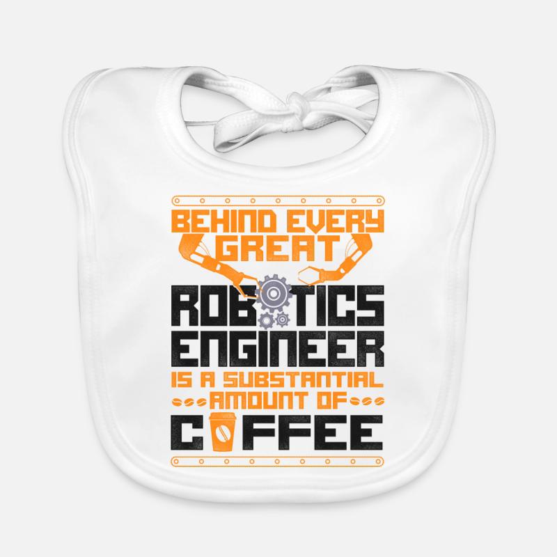 Robot Robotics Engineer Café Bavoir bio Bébé