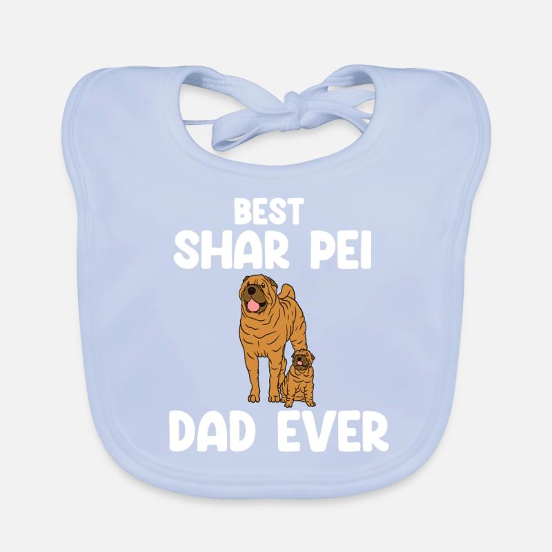 Chinese Shar Pei Organic Baby Bibs