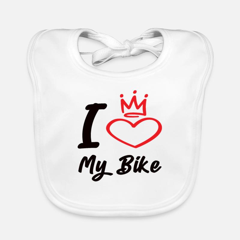 J’aime mon vélo Bavoir bio Bébé