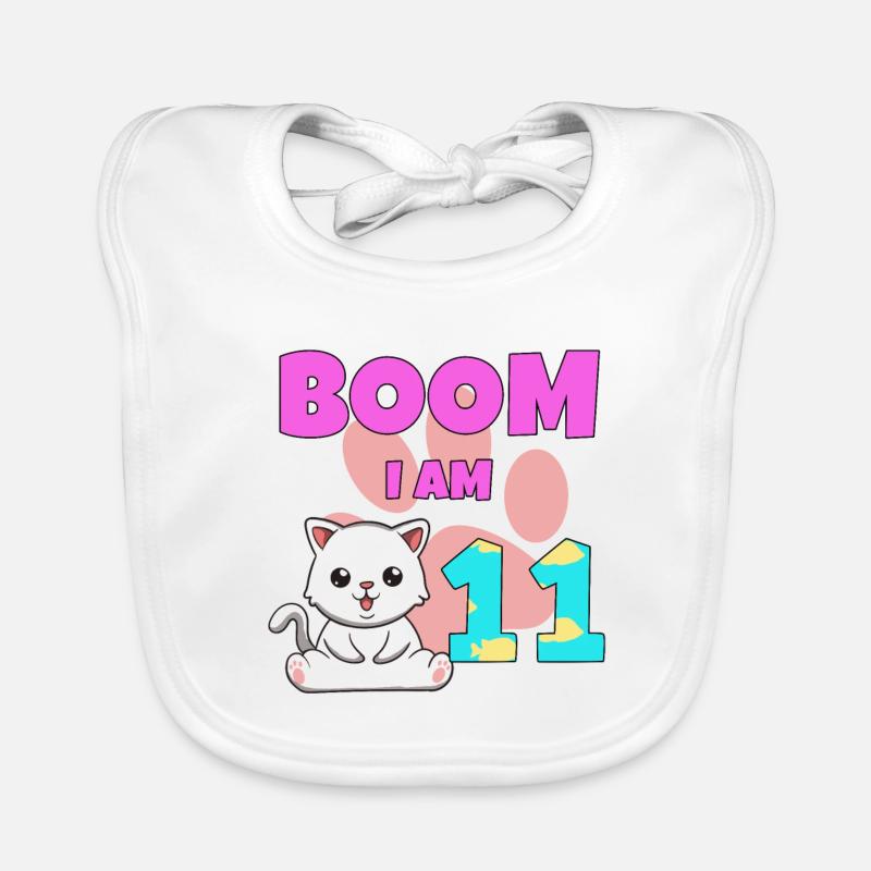 11th birthday Organic Baby Bibs