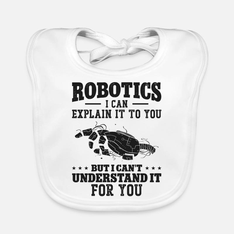 Robot Robotics Engineer Robotics I Organic Baby Bibs