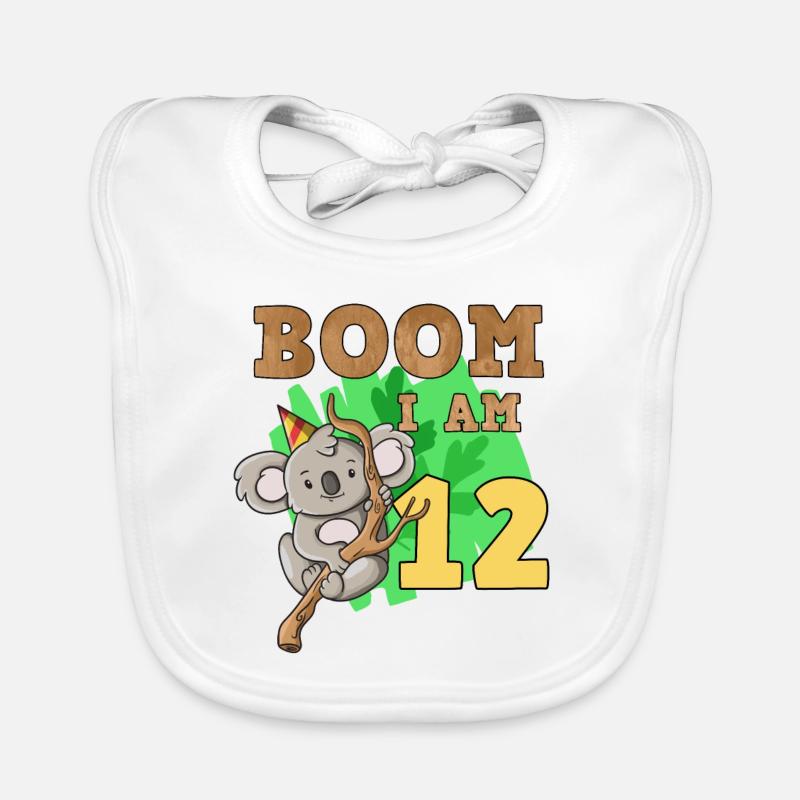 12. Geburtstag Koala Baby Bio-Lätzchen