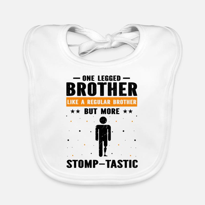 Bionic leg design for leg prostheses Organic Baby Bibs