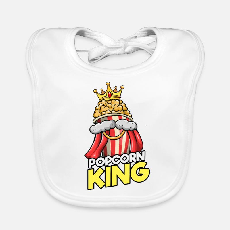 Popcorn King Bavoir bio Bébé