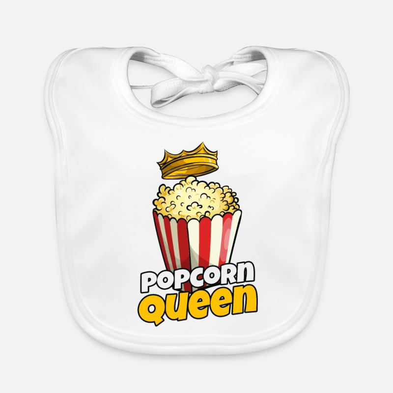 Popcorn Queen Bavoir bio Bébé