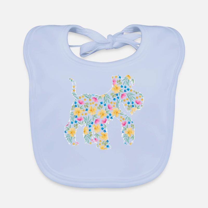 Miniature Schnauzer Bavoir bio Bébé