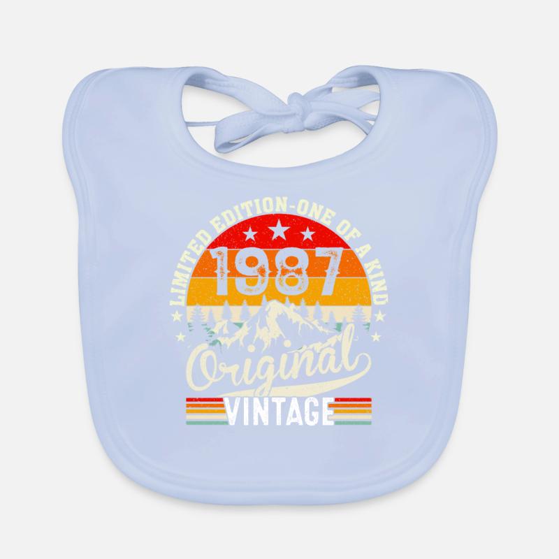 1987 Original vintage Organic Baby Bibs