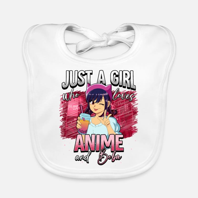 Anime Otaku Weeb Organic Baby Bibs