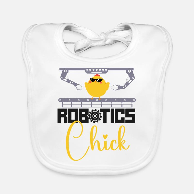 Robot Robotics Engineer Cool Baby Bio-Lätzchen