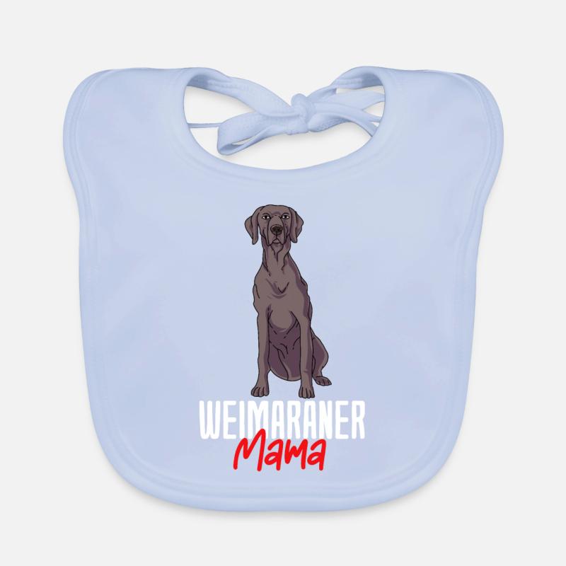 Weimaraner Baby Bio-Lätzchen