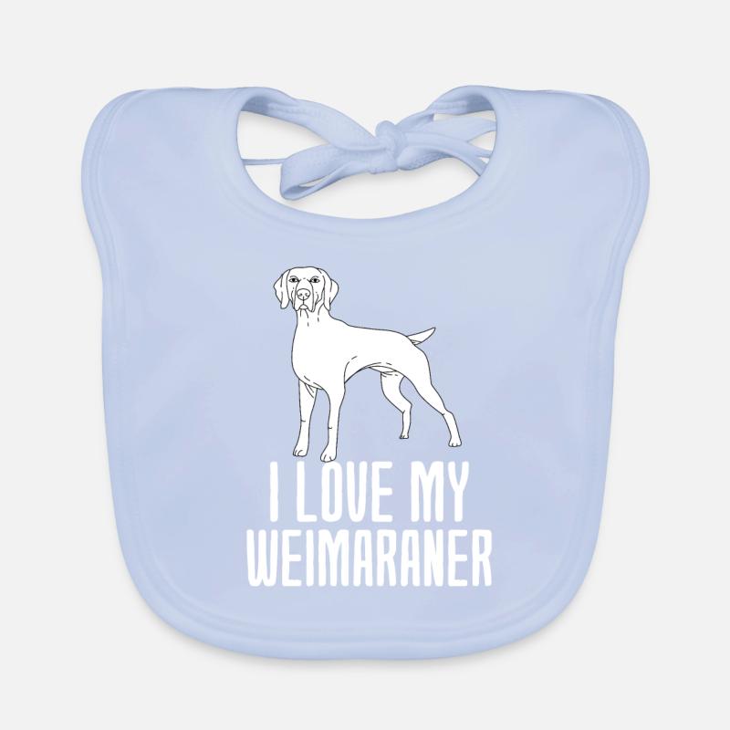 Weimaraner Bavoir bio Bébé
