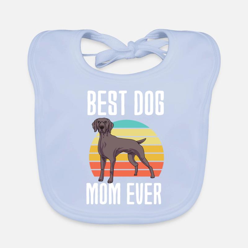 Weimaraner Bavoir bio Bébé