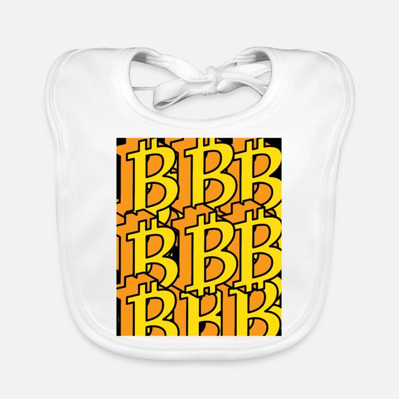 Bitcoin design Baby Bio-Lätzchen