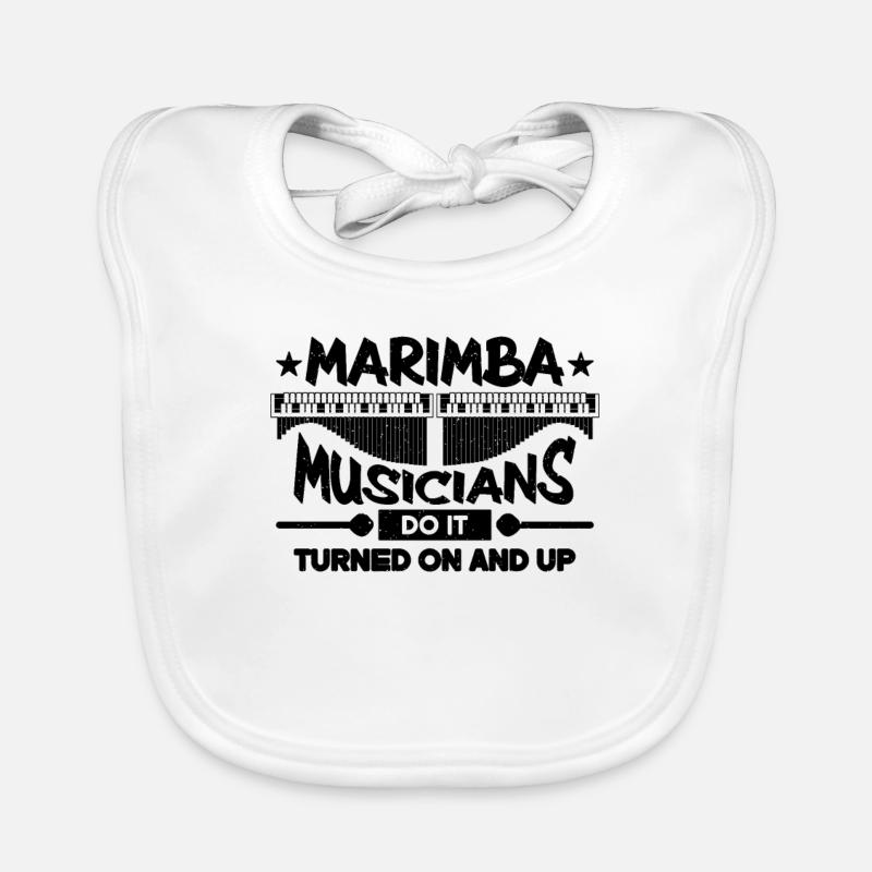Marimba Musicians Do It Percussion Marimba Player Organic Baby Bibs