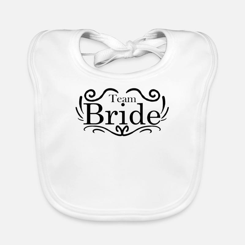 Team Bride Organic Baby Bibs