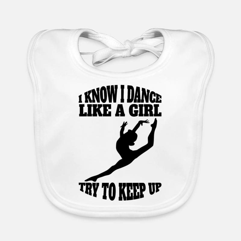 Ballet Dancer Gift Dance Ballerina Dance Class Organic Baby Bibs