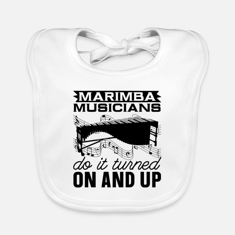 Marimba Musicians Do It Vibraphone Marimba Player Baby Bio-Lätzchen