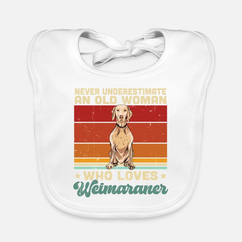 Weimaraner Bavoir bio Bébé