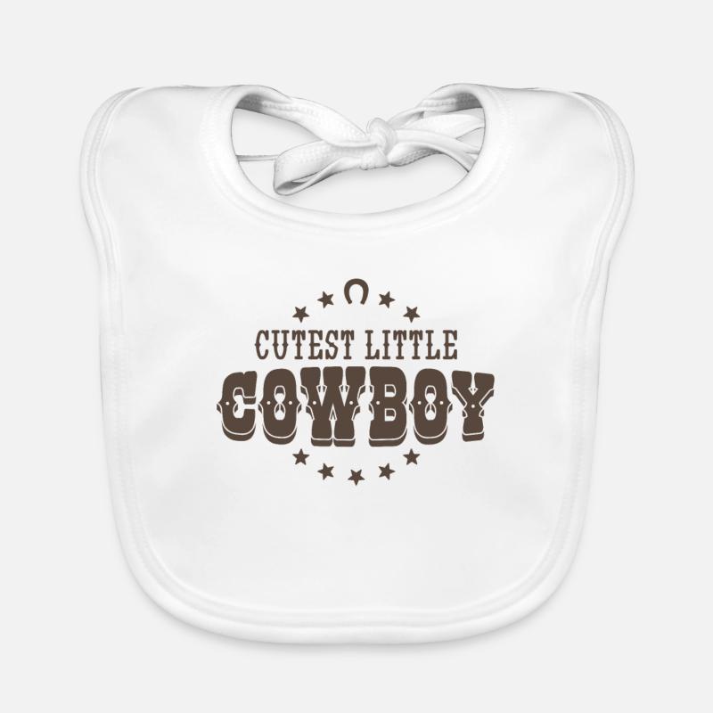 Le plus mignon petit cowboy Bavoir bio Bébé