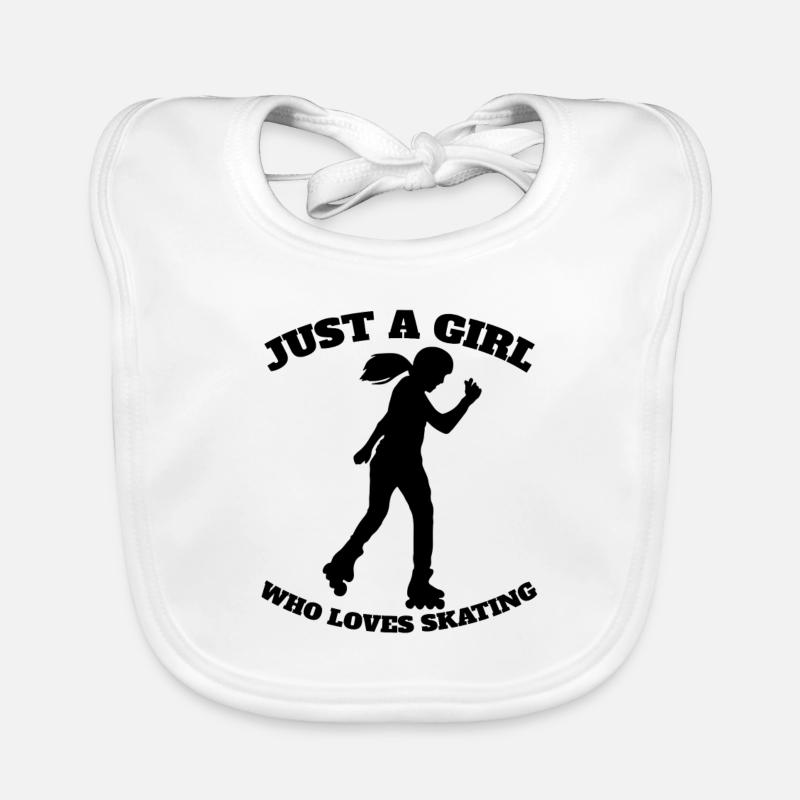 Roller Skating Inline Skater Gift Skating Inliner Bavoir bio Bébé