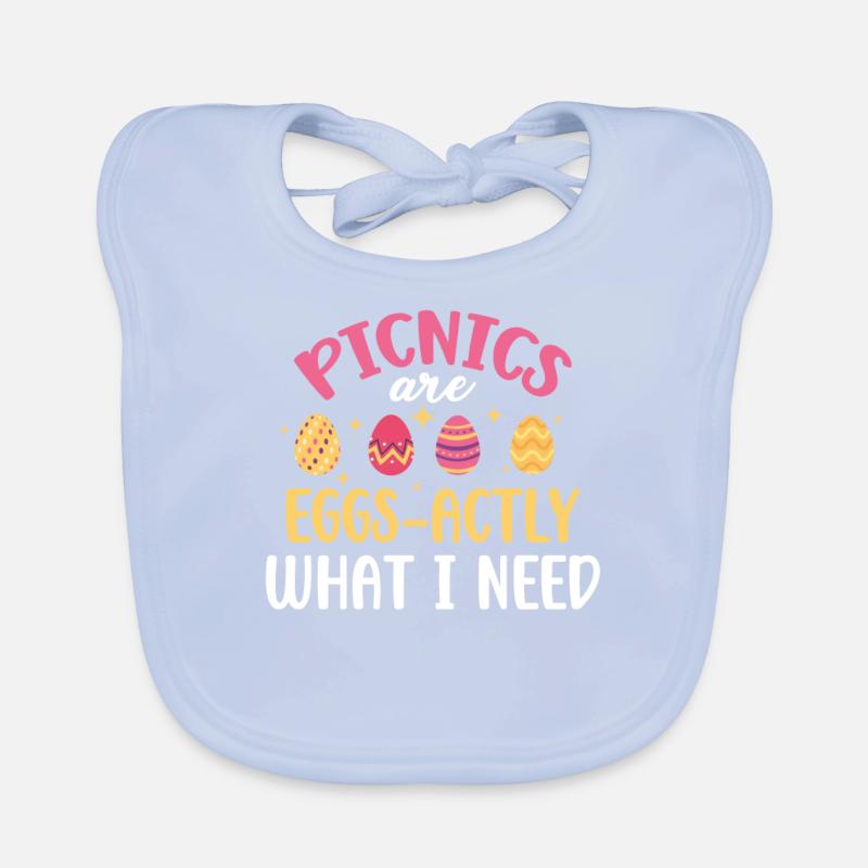 Picknicks Sind Eier - Genau Das, Was Ich Brauche Baby Bio-Lätzchen