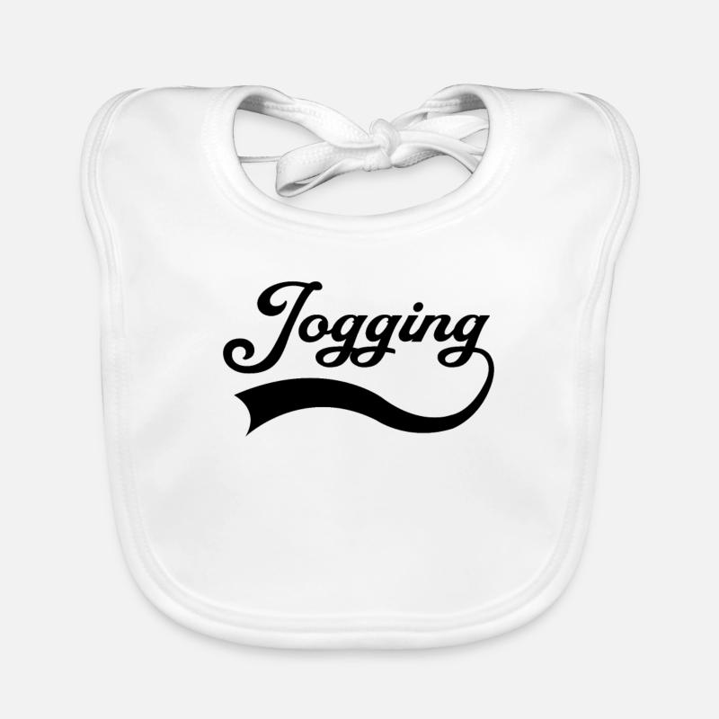 Lettrage de jogging Bavoir bio Bébé