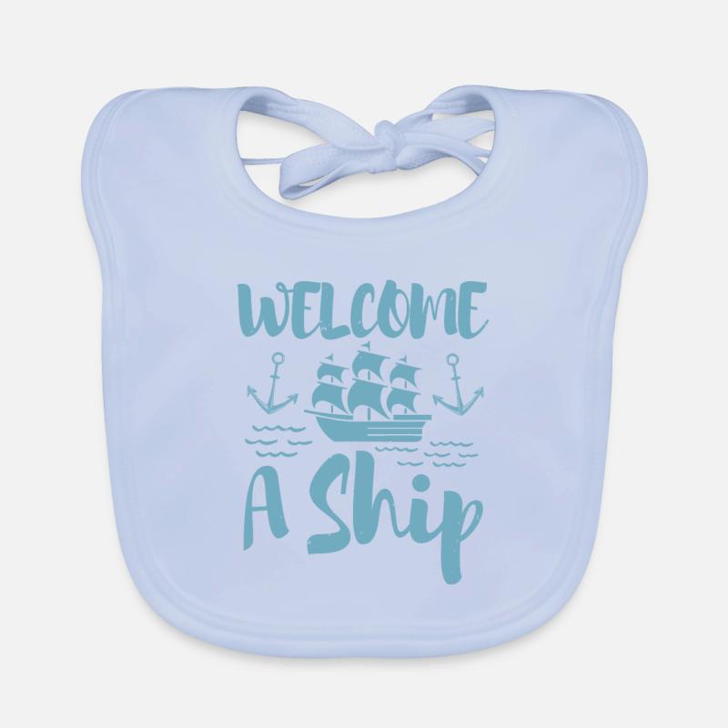 WELCOME A SHIP Organic Baby Bibs