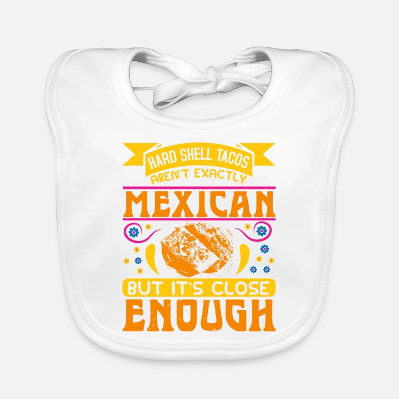 MEXICAIN MAIS C’EST ASSEZ PROCHE Bavoir bio Bébé