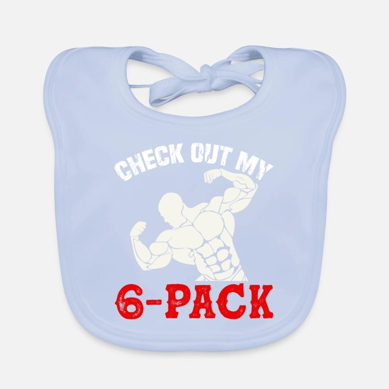 Schau dir mein 6-Pack an Baby Bio-Lätzchen