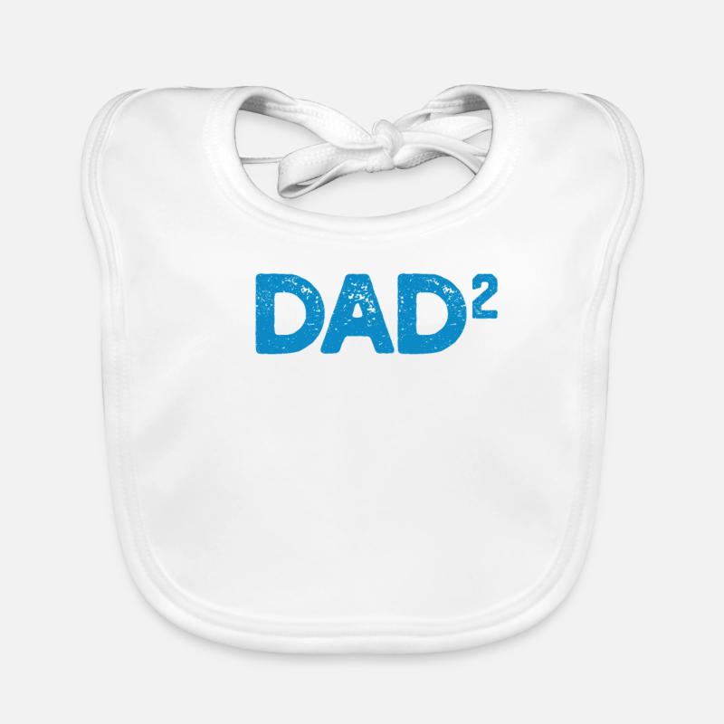 Funny Dad Fathers Day 2 Schwangerschaft Baby Bio-Lätzchen