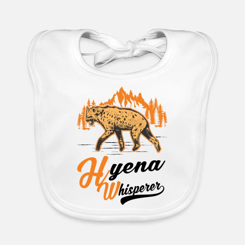 Hyänen Flüsterer Erdwolf Hyena Baby Bio-Lätzchen