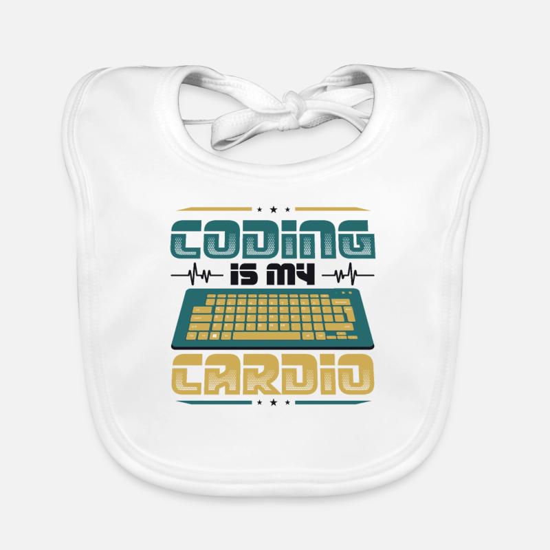 Kodierung Ist Meine Kardio, Code Programmierer Baby Bio-Lätzchen