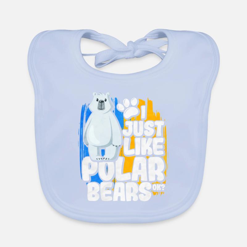 Eisbär Baby Bio-Lätzchen