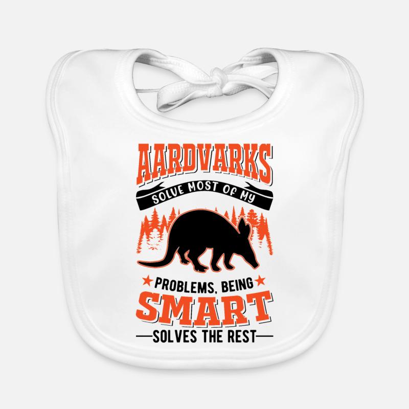 Erdferkel Geschenk Aardvark Baby Bio-Lätzchen
