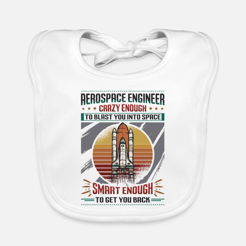 Aerospace Engineer Organic Baby Bibs