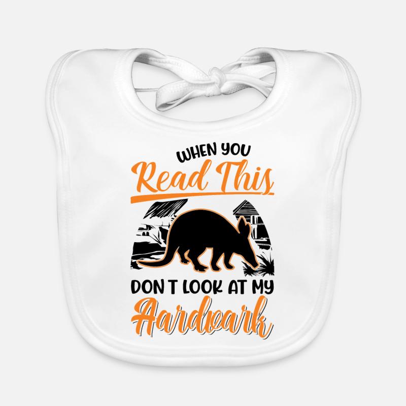 Erdferkel Geschenk Aardvark Baby Bio-Lätzchen