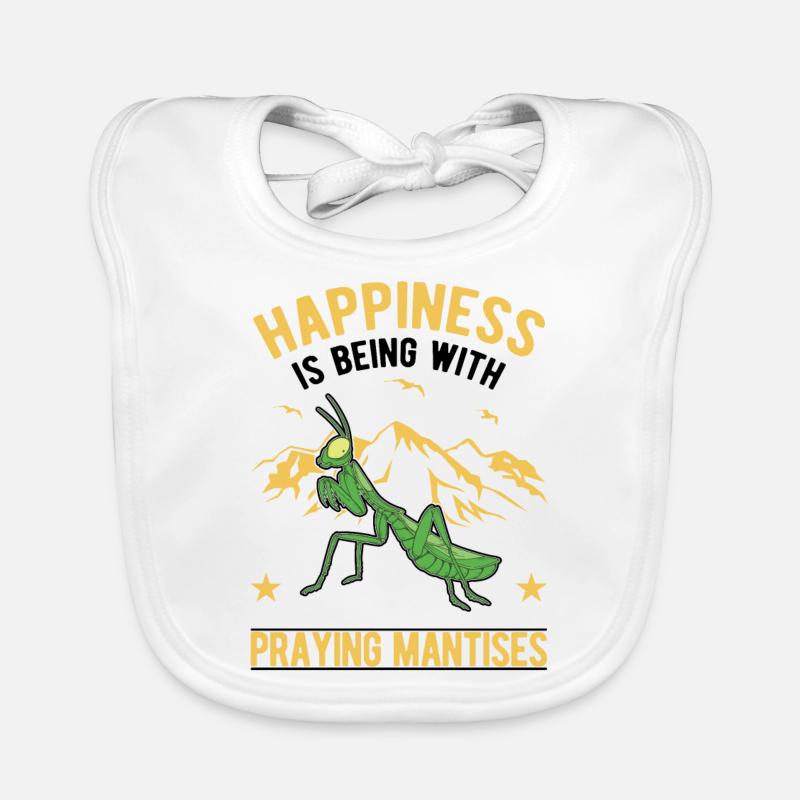 Praying mantis Mantis Mantis Organic Baby Bibs