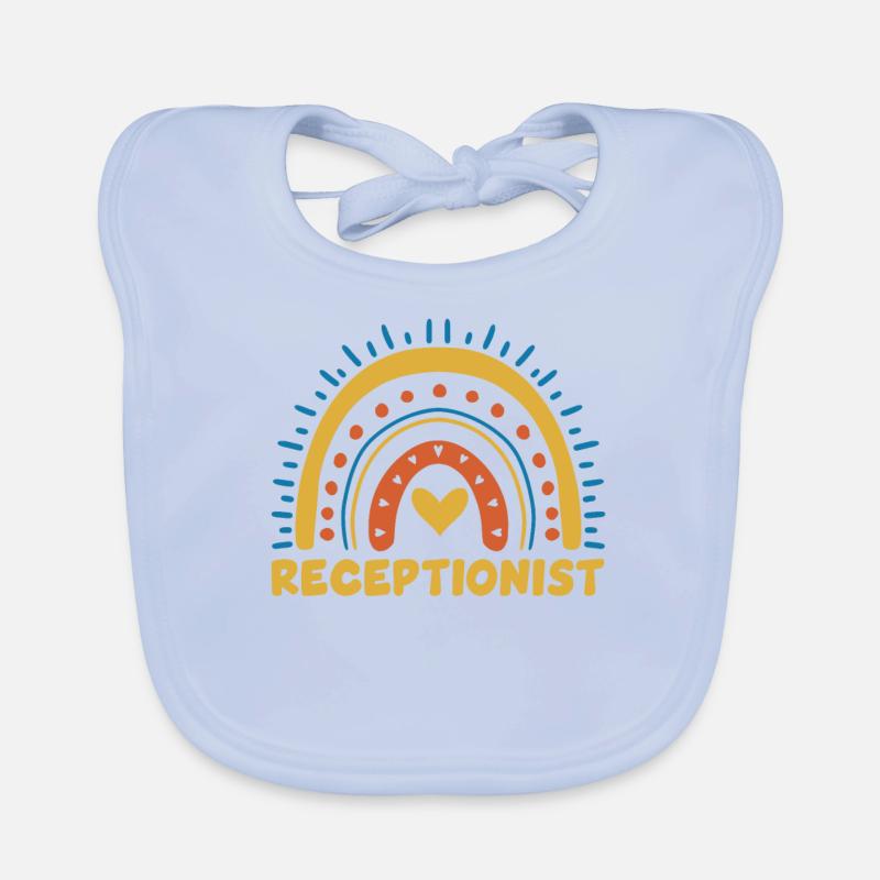 Perfektes Empfangsdamen Shirt Baby Bio-Lätzchen