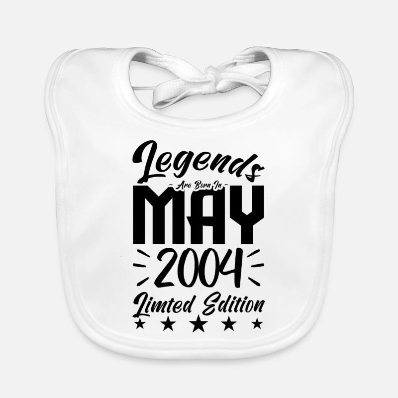Naissance En mai 2004 Cadeau d'anniversaire 2004. Bavoir bio Bébé
