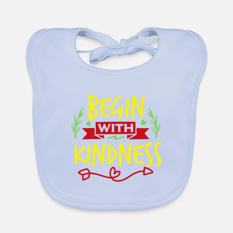 BEGIN WITH KINDNESS Organic Baby Bibs