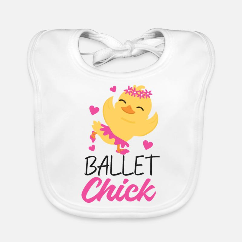 Ballet Danseuse Danse Ballerine Bavoir bio Bébé
