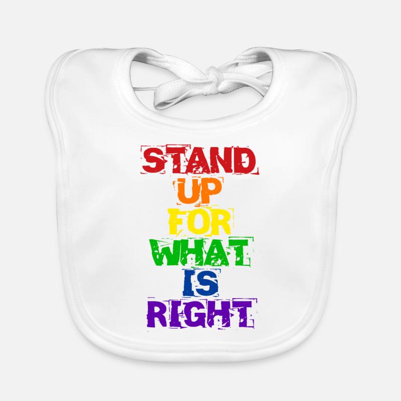 Déclaration LGBT de la fierté Bavoir bio Bébé