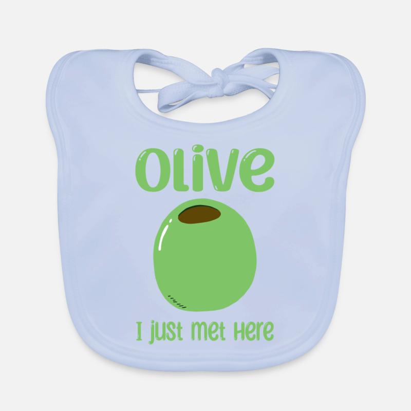 Olive I just met her Organic Baby Bibs