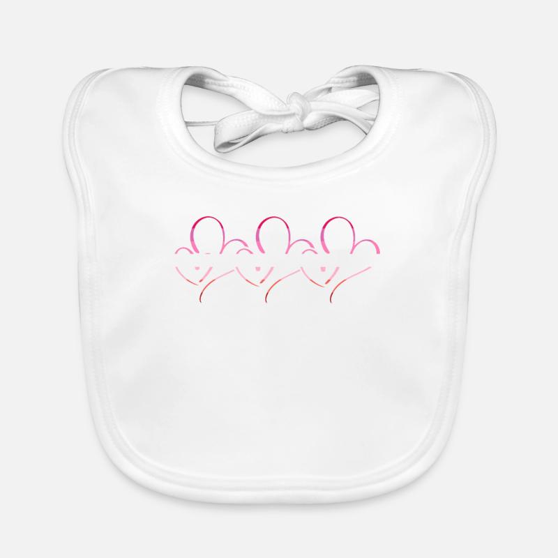 Lesbian Lesbisch Pride Flagge Geschenk Baby Bio-Lätzchen