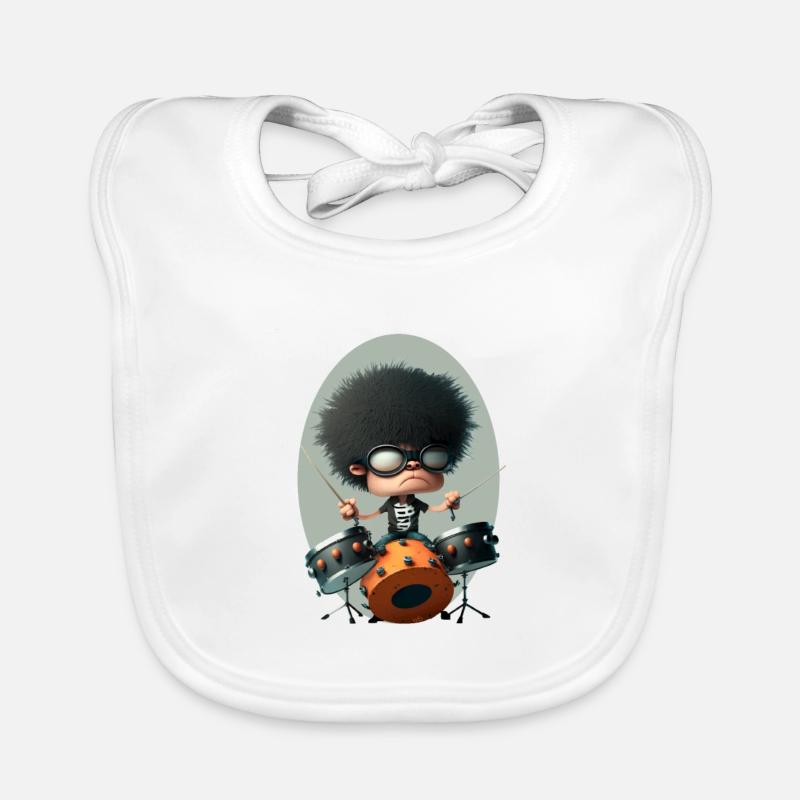 Drummer Boy Baby Bio-Lätzchen