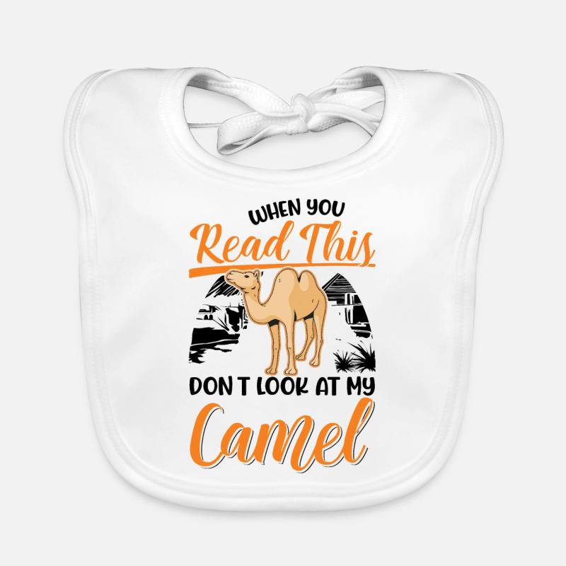 Kamel Geschenk Dromedar Camel Großkamel Baby Bio-Lätzchen